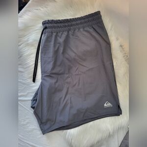 NEW- Quiksilver Gray Men's Shorts, Size XXL